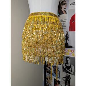Sequin Festival Wrap Skirt